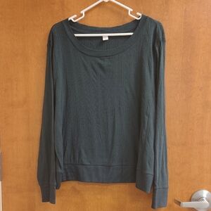 Old Navy Dark Green Long Sleeve Shirt
